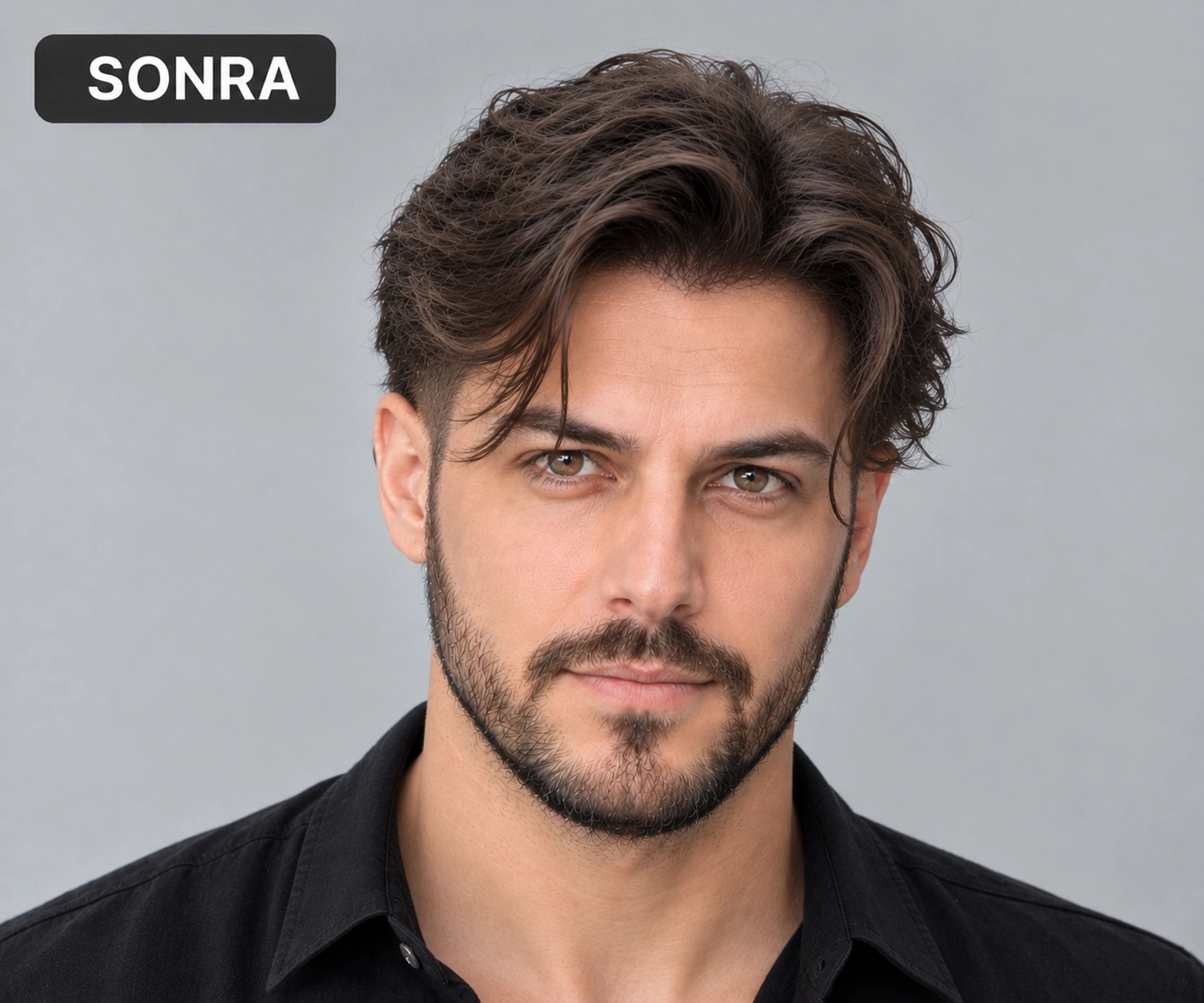 Protez Saç Öncesi ve Sonrası — sonrası